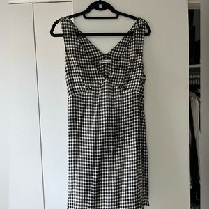 Reformation Gingham Print Dress